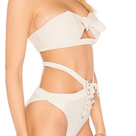 Kopper & Zink Bikini Swim Strapless Rib Top - Picture 3 of 5